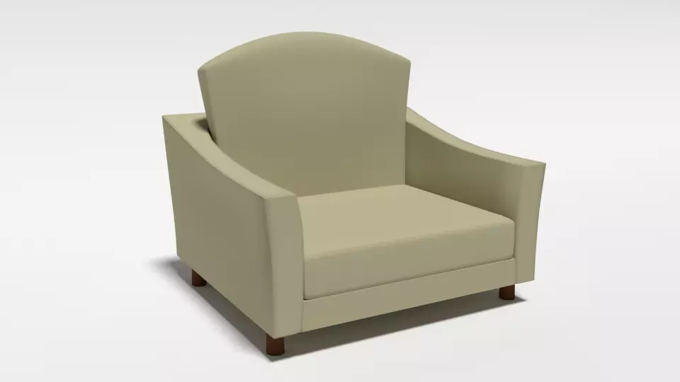 Cartoon Armchair 3D model