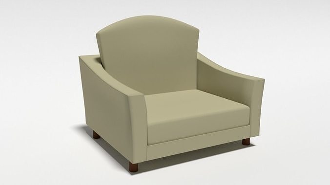 Cartoon Armchair 3D model