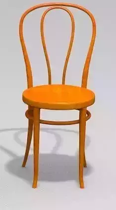 The Chair orange 3D model