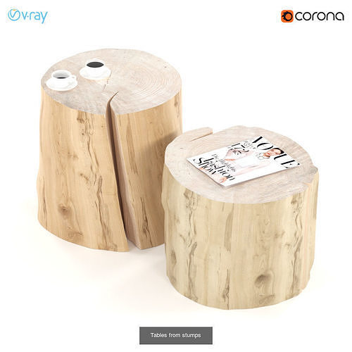 Coffee table collection 3D Model Pack | CGTrader