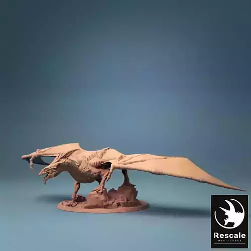 Adult White Dragon 3D print model