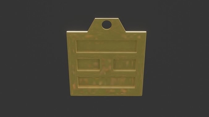 rgd li trigram pendant mk2 3D print model