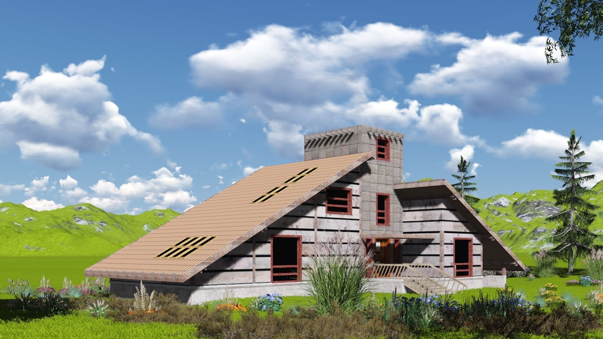 House Rumba 3D model_1