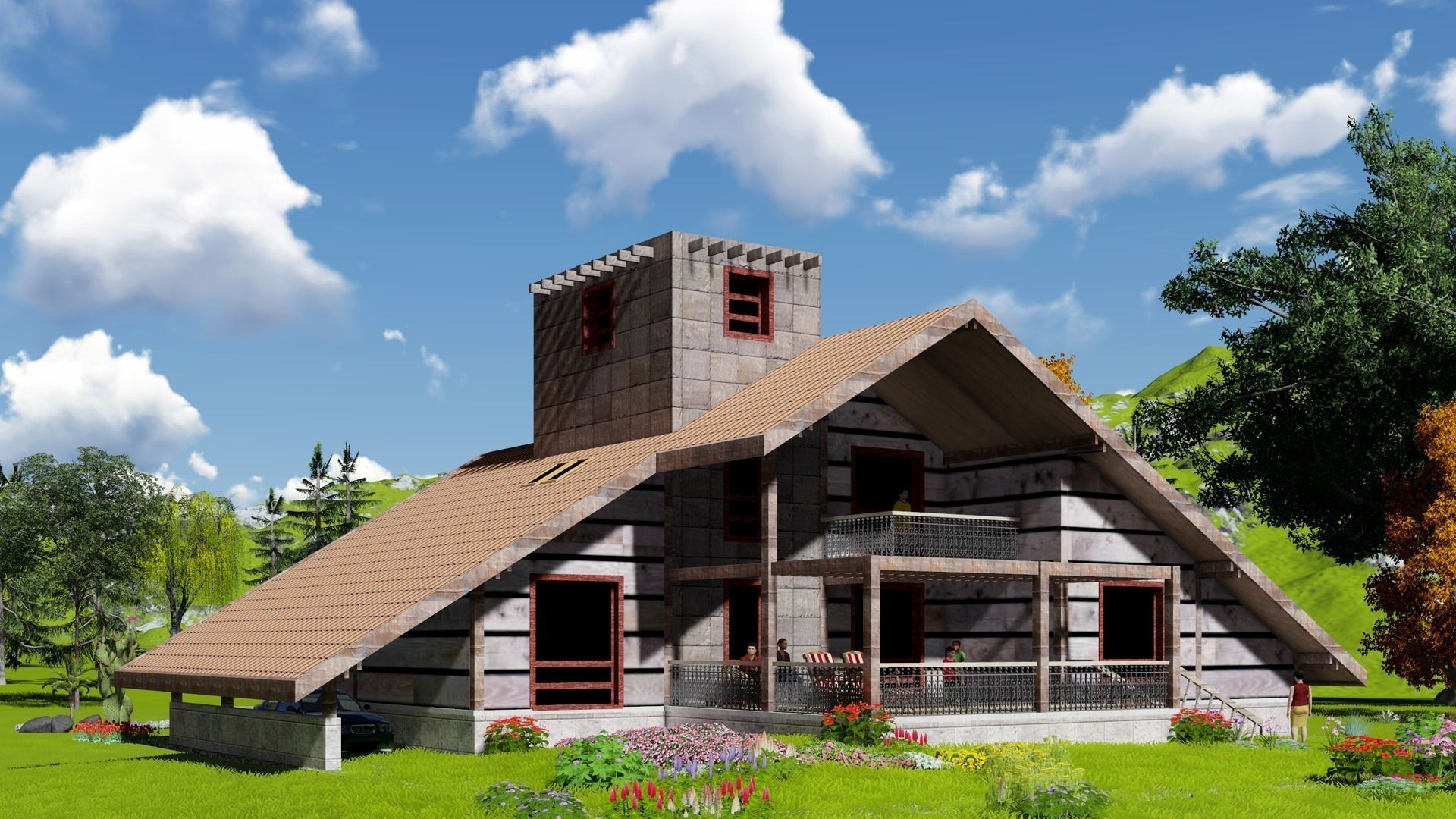 House Rumba 3D model_0