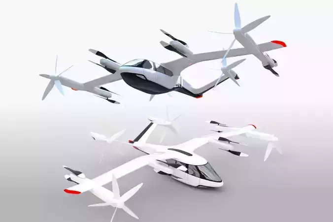 Hyundai S-A1 air taxi 3D model