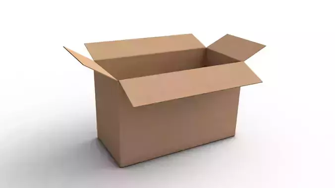 Parametric adjustable Box FEFCO 0201 3D model