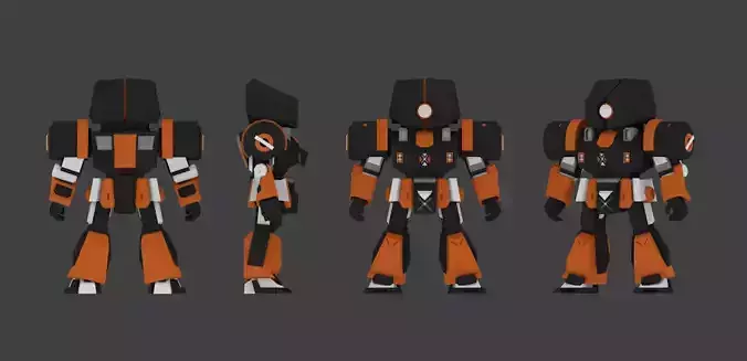 Super Mecha 21 - Onzee of Code Name ON33Z - 3D Print Ready