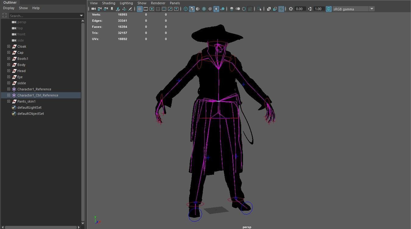 one of the characters assembly maniacs Skin1 Low-poly 3D model_14