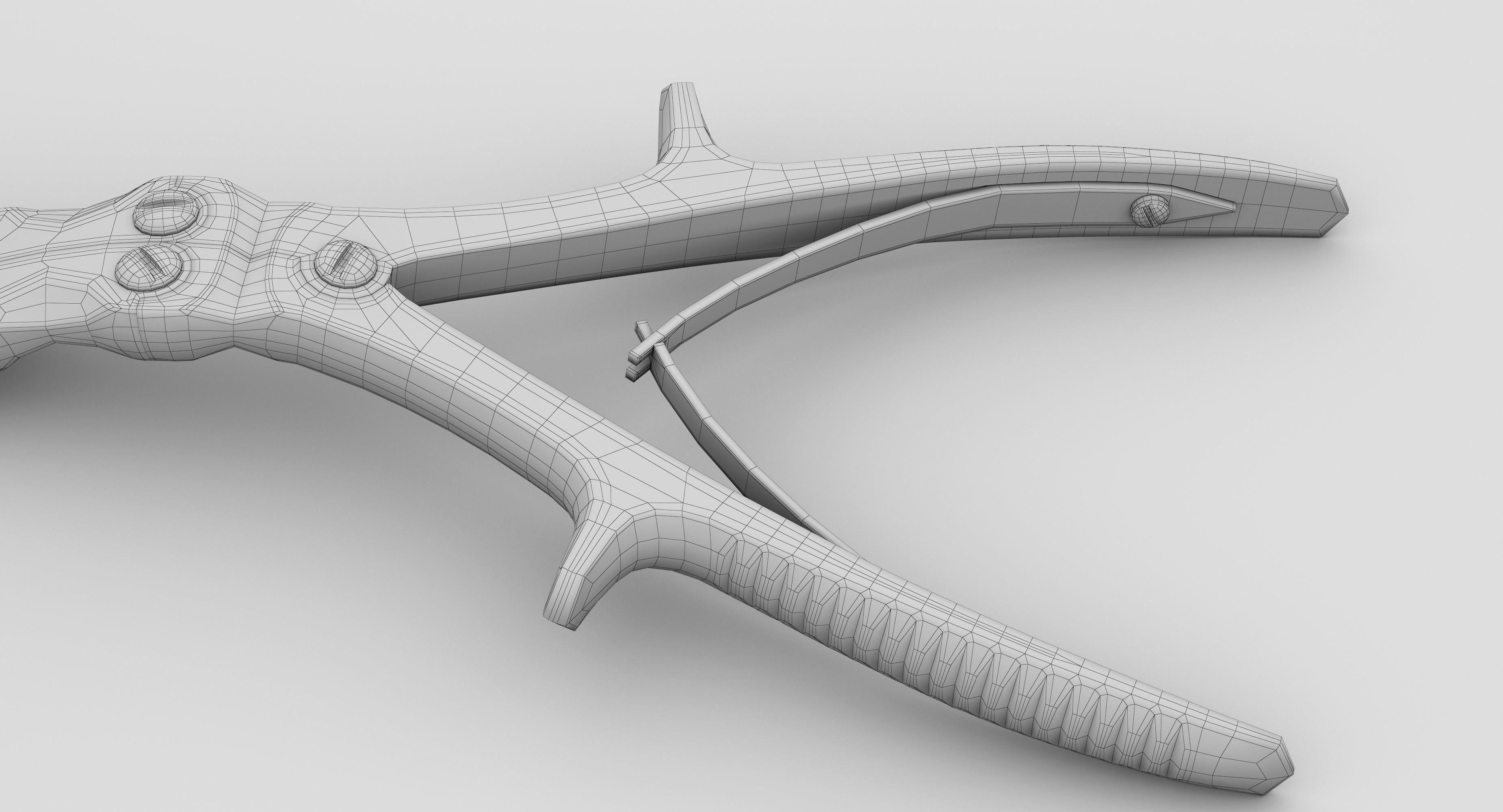 Bayonet Bone Cutter 3D model_17