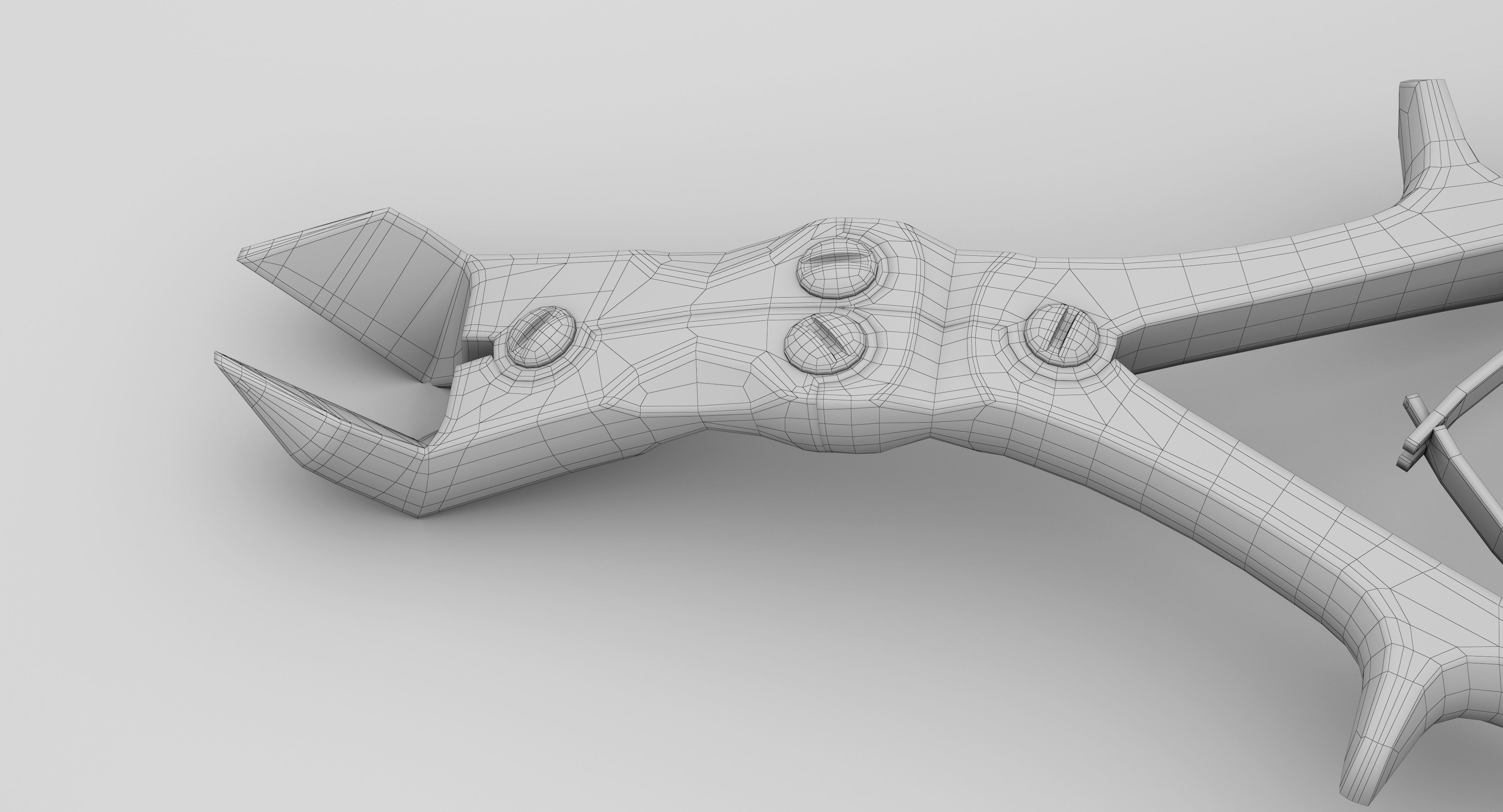 Bayonet Bone Cutter 3D model_16