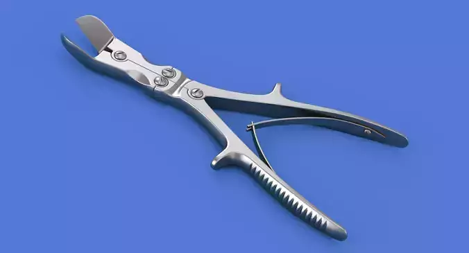 Angled Bone Cutter 3D model