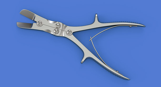 Straight Bone Cutter 3D model