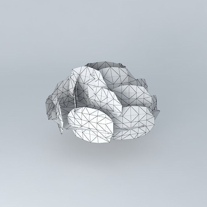 Stage of the tree mane garrincha Free 3D model_4