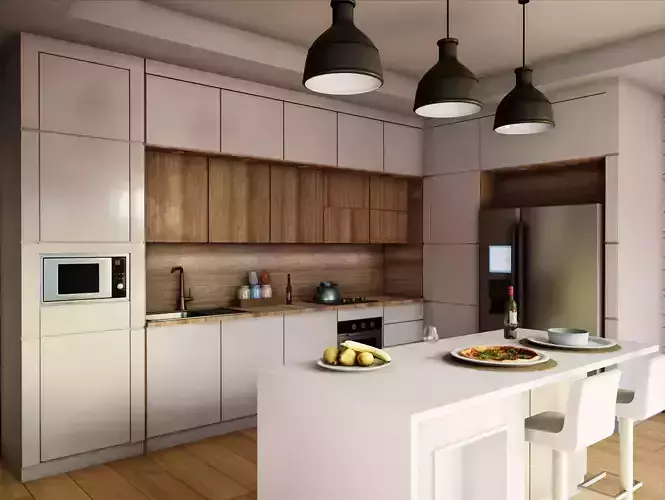 Kitchen Modern Contemporary PBR