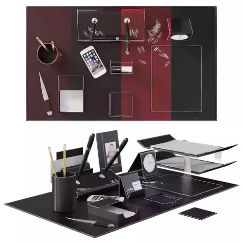 Desk Set for Executive Director 3D model