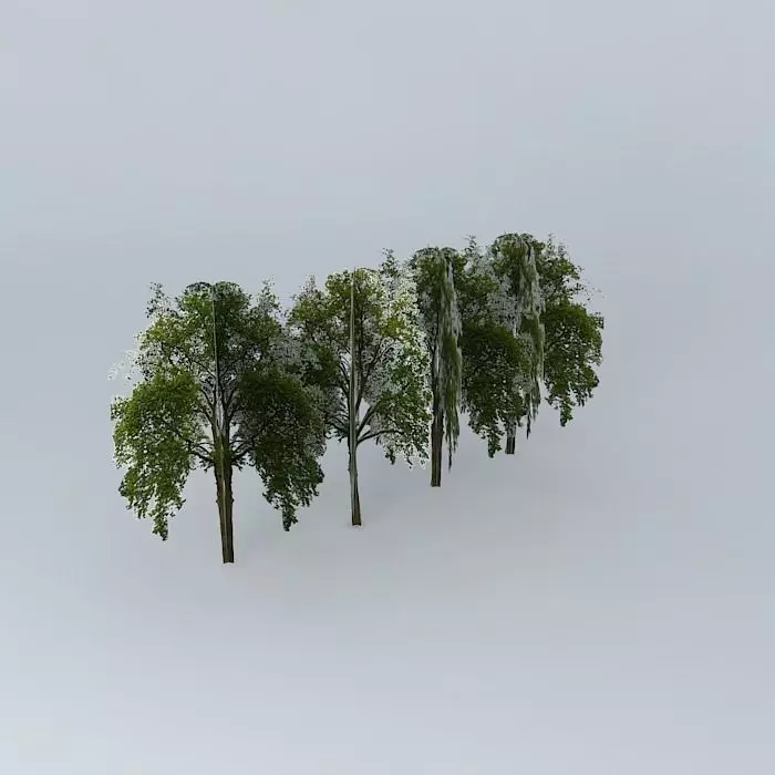 Small trees Free 3D model