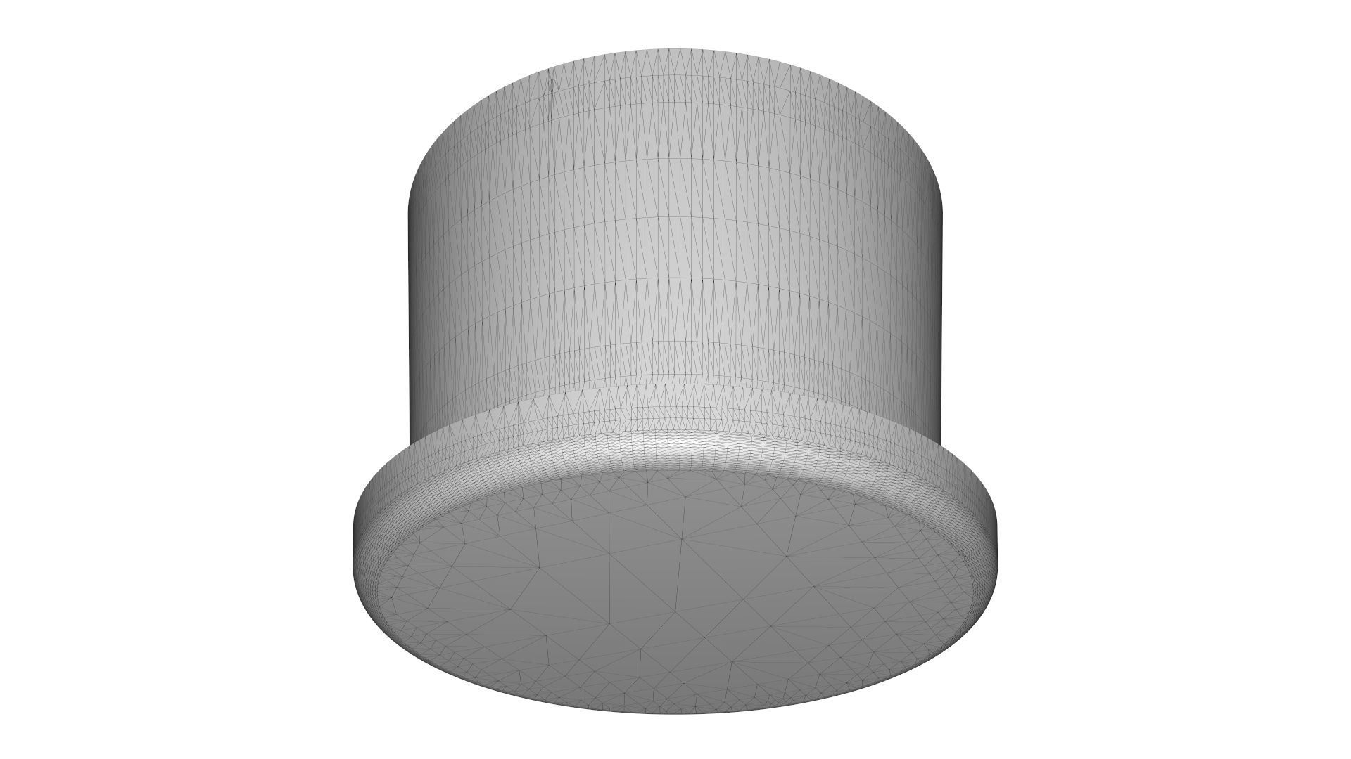 Vase With Plate for Plant 01 with 3 Different Sizes 3D print model_16