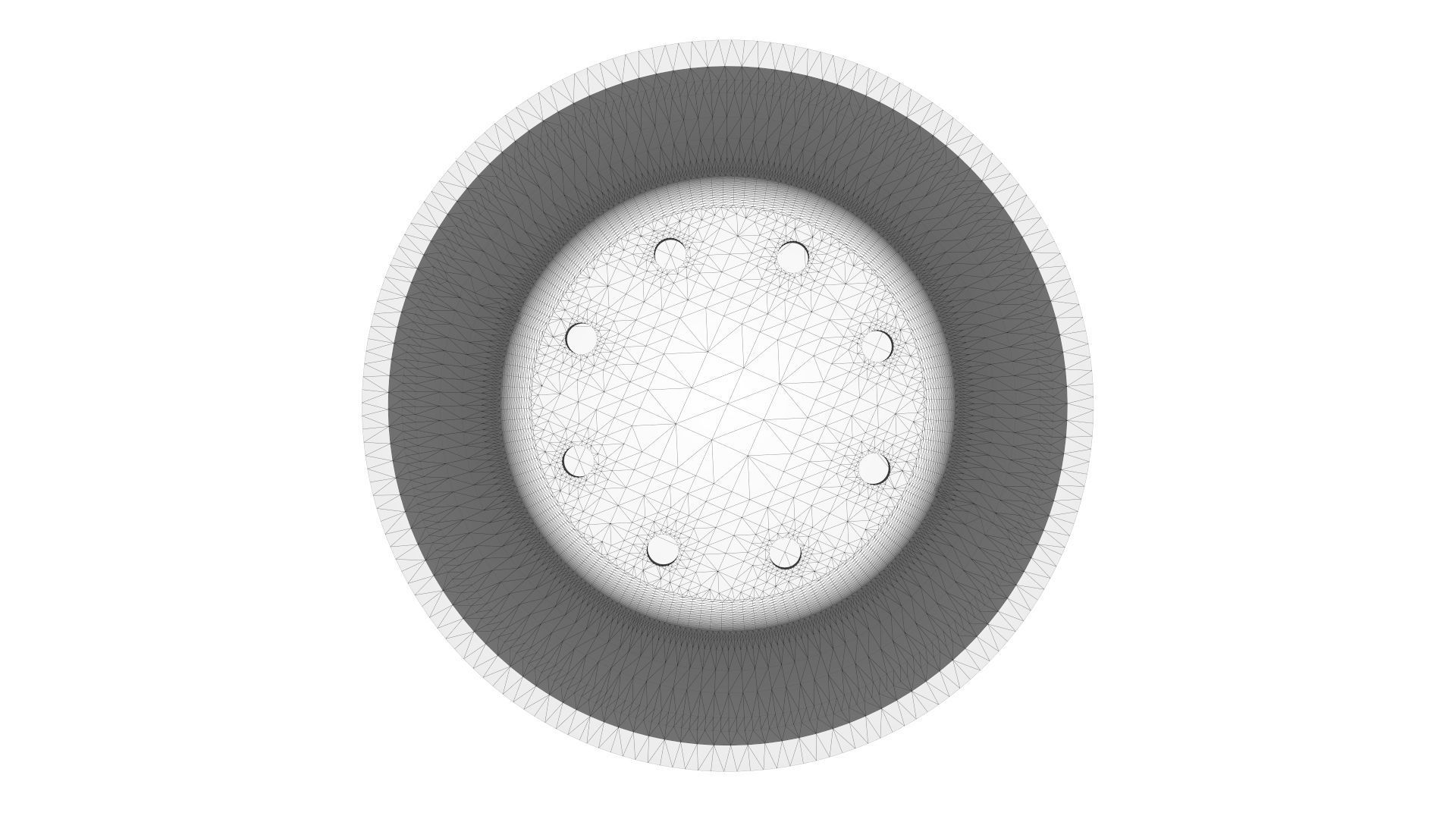 Vase With Plate for Plant 01 with 3 Different Sizes 3D print model_15