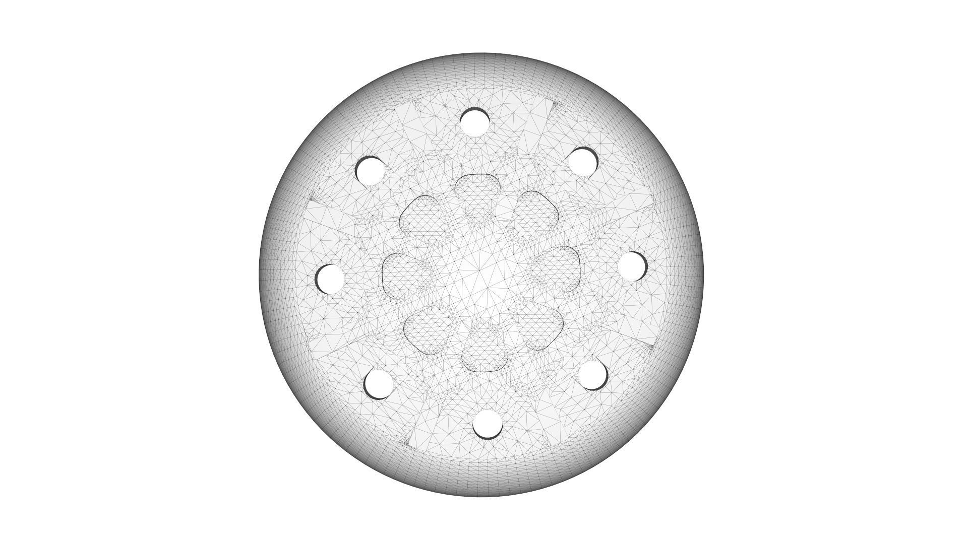 Vase With Plate for Plant 01 with 3 Different Sizes 3D print model_18