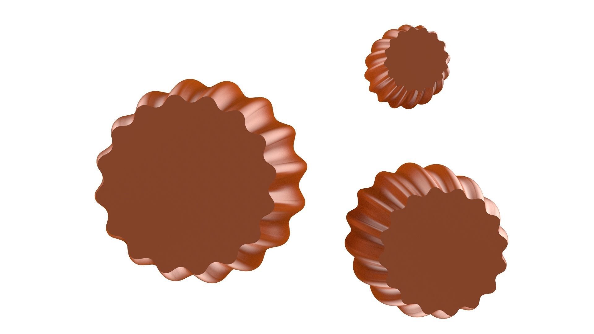 Vase for Plant 07 with 3 Different Sizes 3D print model_7