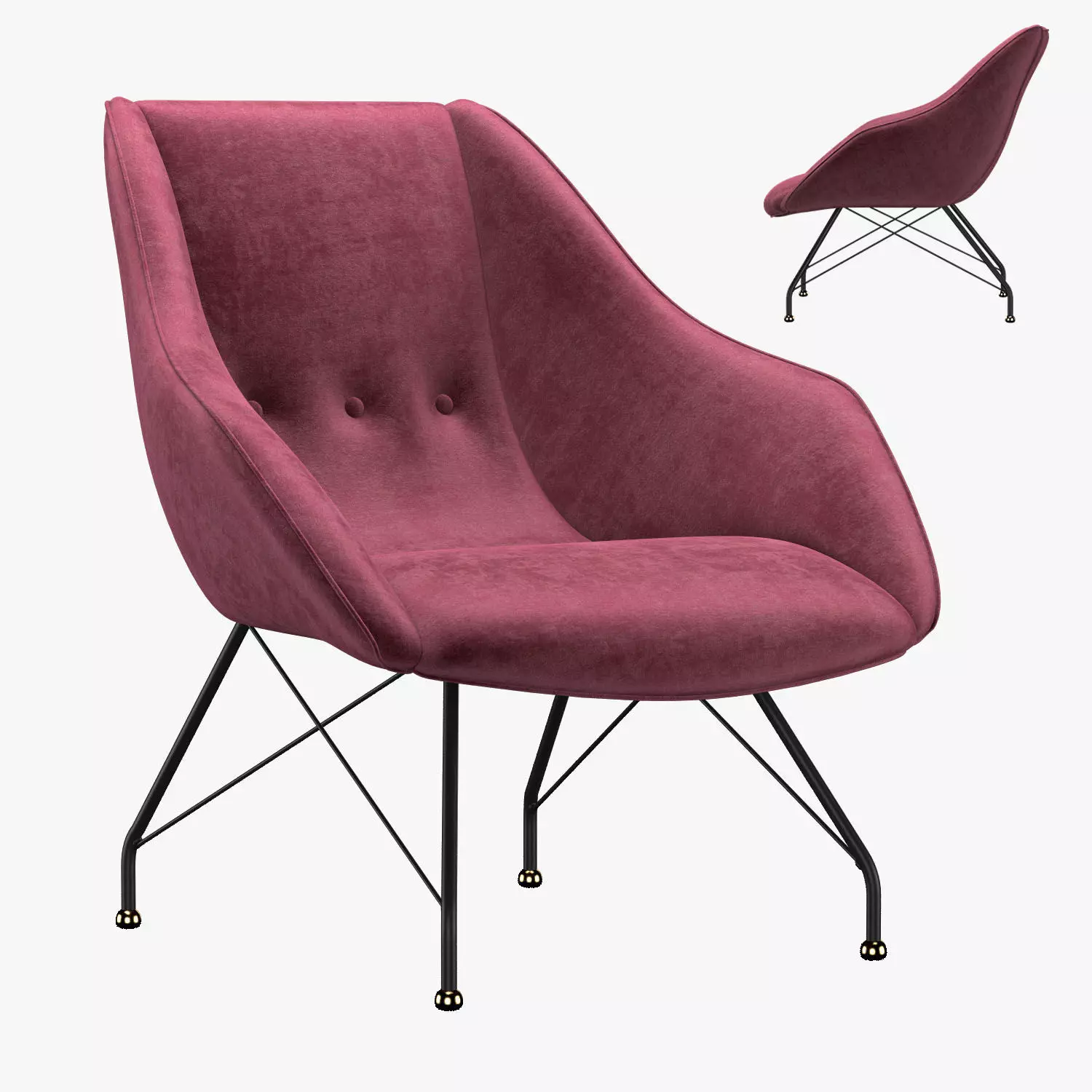 Concha Armchair 3D model