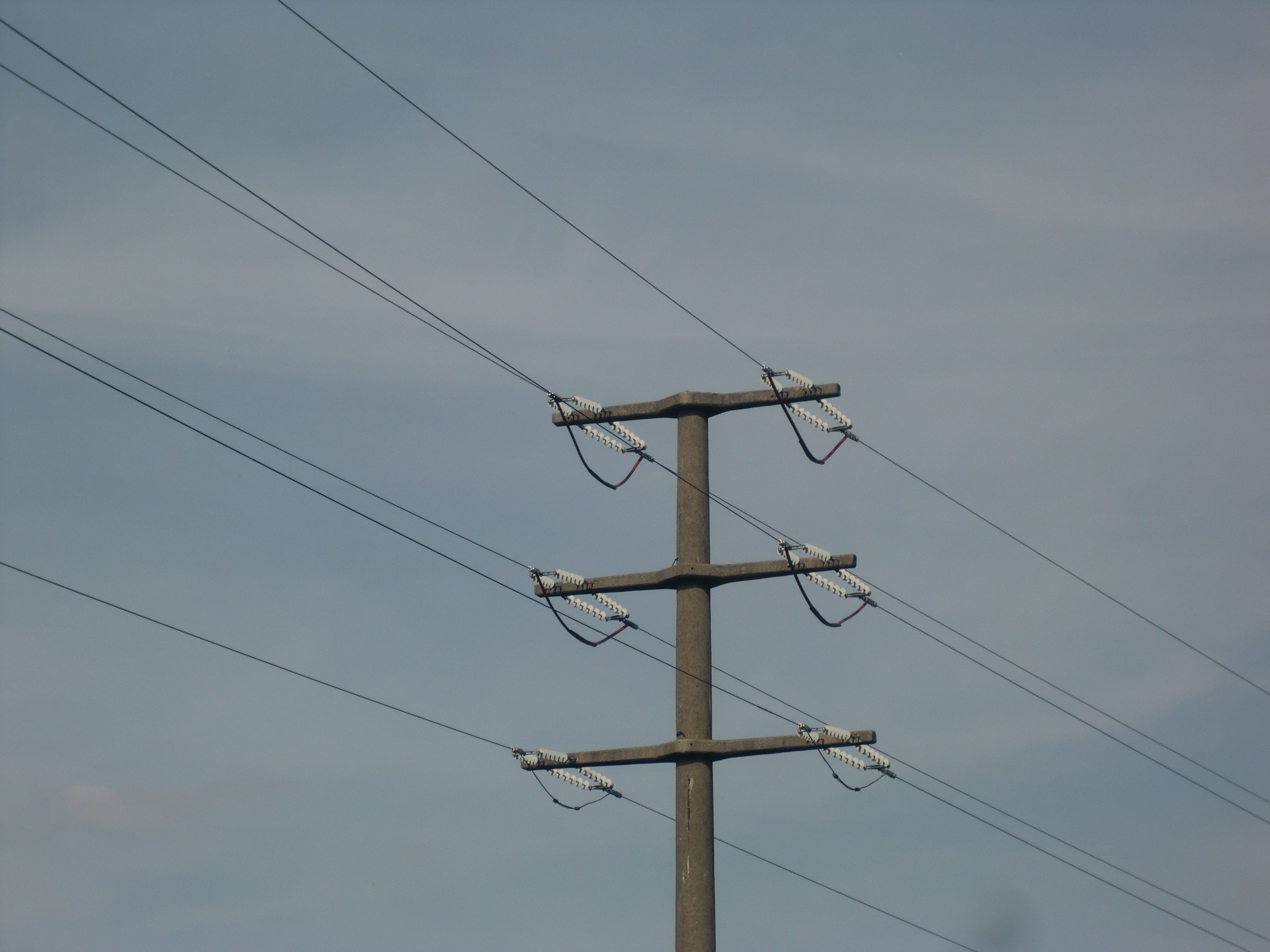German Countryside Electricity Pylon Low-poly 3D model_4