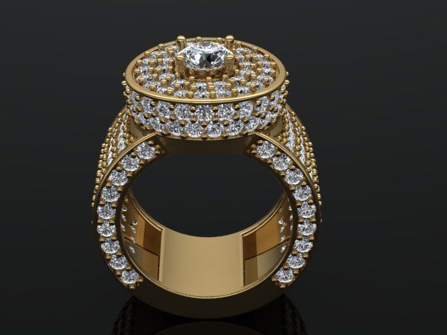 men ring print model 3D print model_13