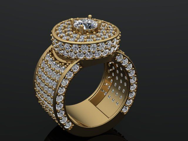 men ring print model 3D print model_11