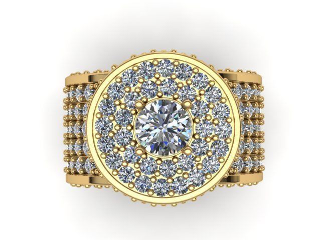 men ring print model 3D print model_9