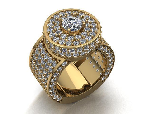 men ring print model 3D print model_18