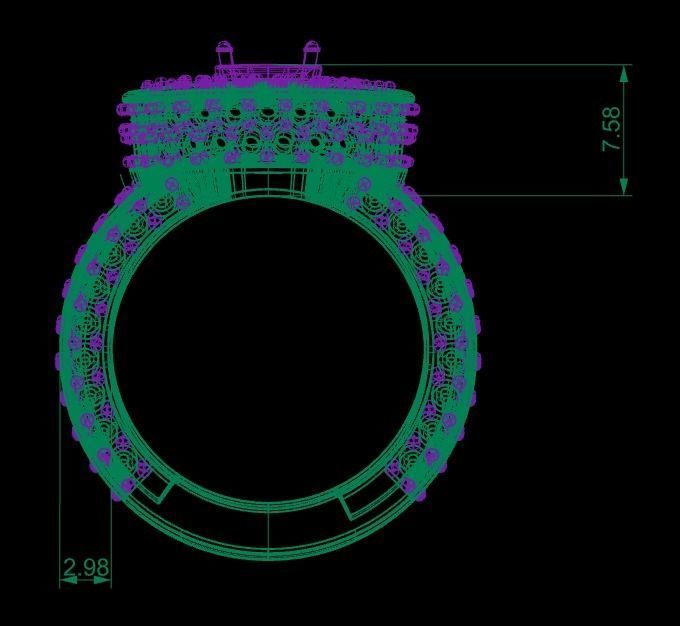 men ring print model 3D print model_15