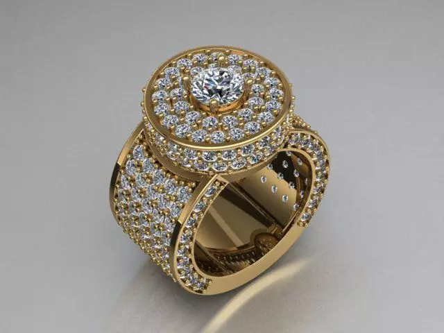 men ring print model 3D print model_0