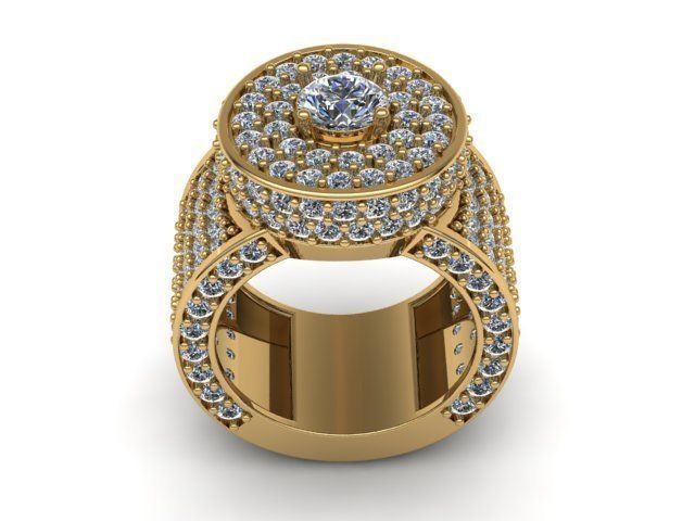 men ring print model 3D print model_8