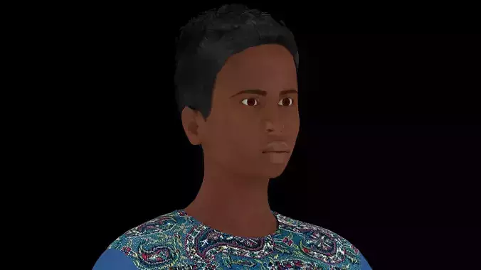 Model 6 man in jeans and t-shirt