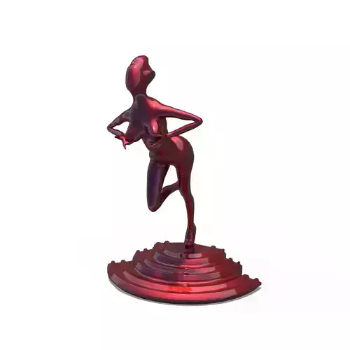WomanRunning statue