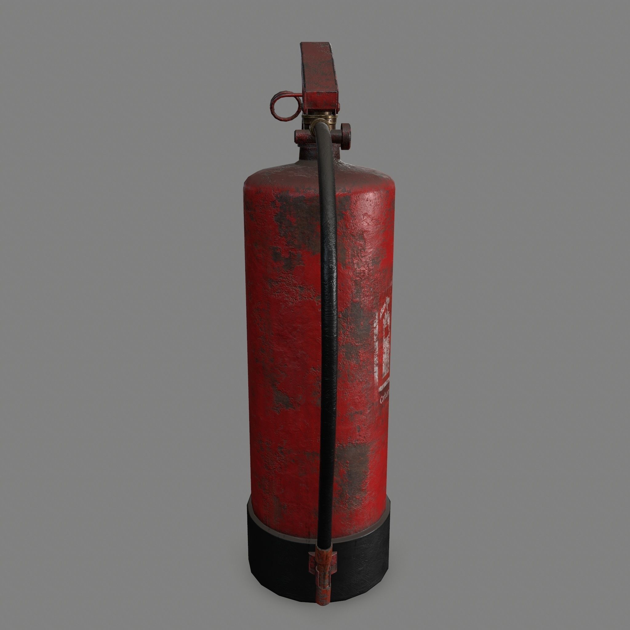 Fire Extinguisher Low-poly 3D model_4