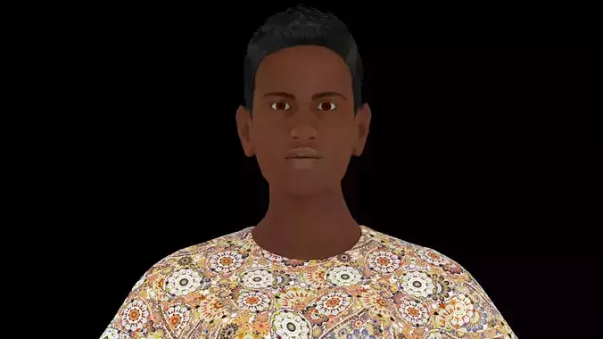 Model 8 woman in shorts and shirt