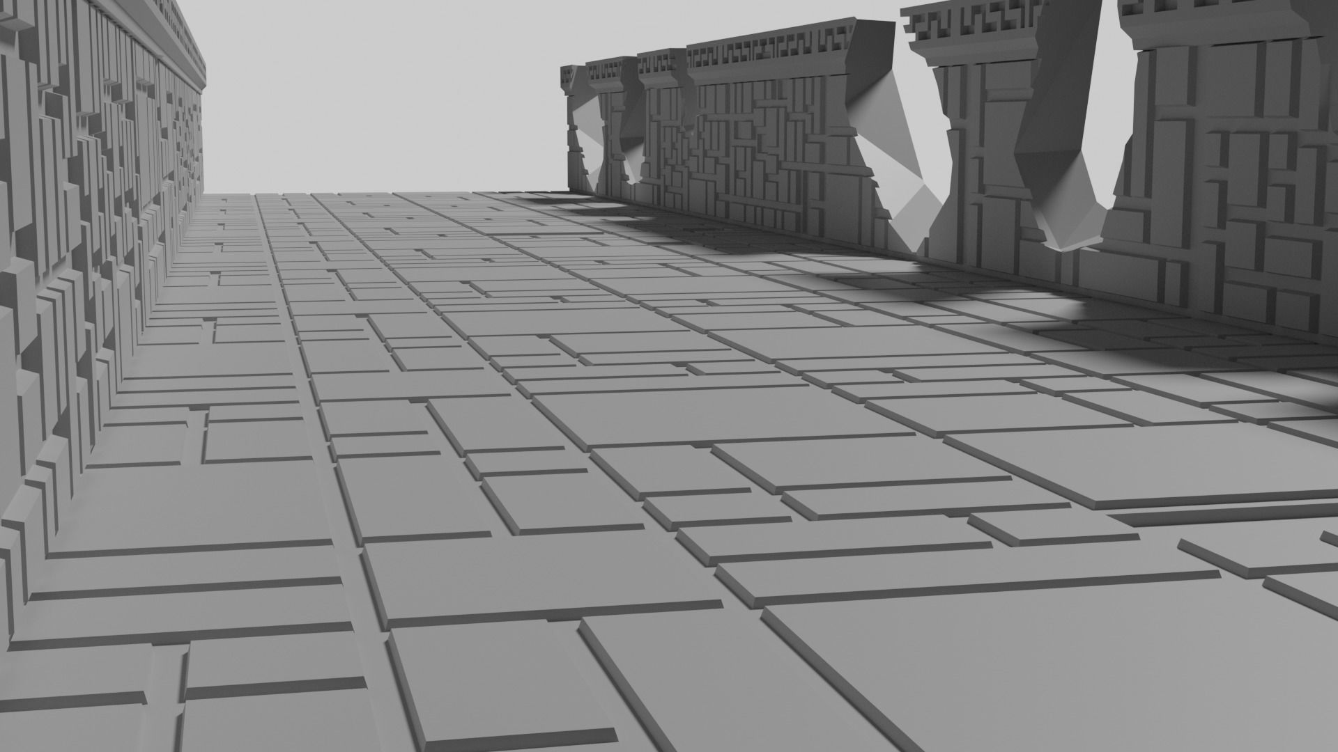 Dwarven Fort Wall Floor Tile 3D print model_10