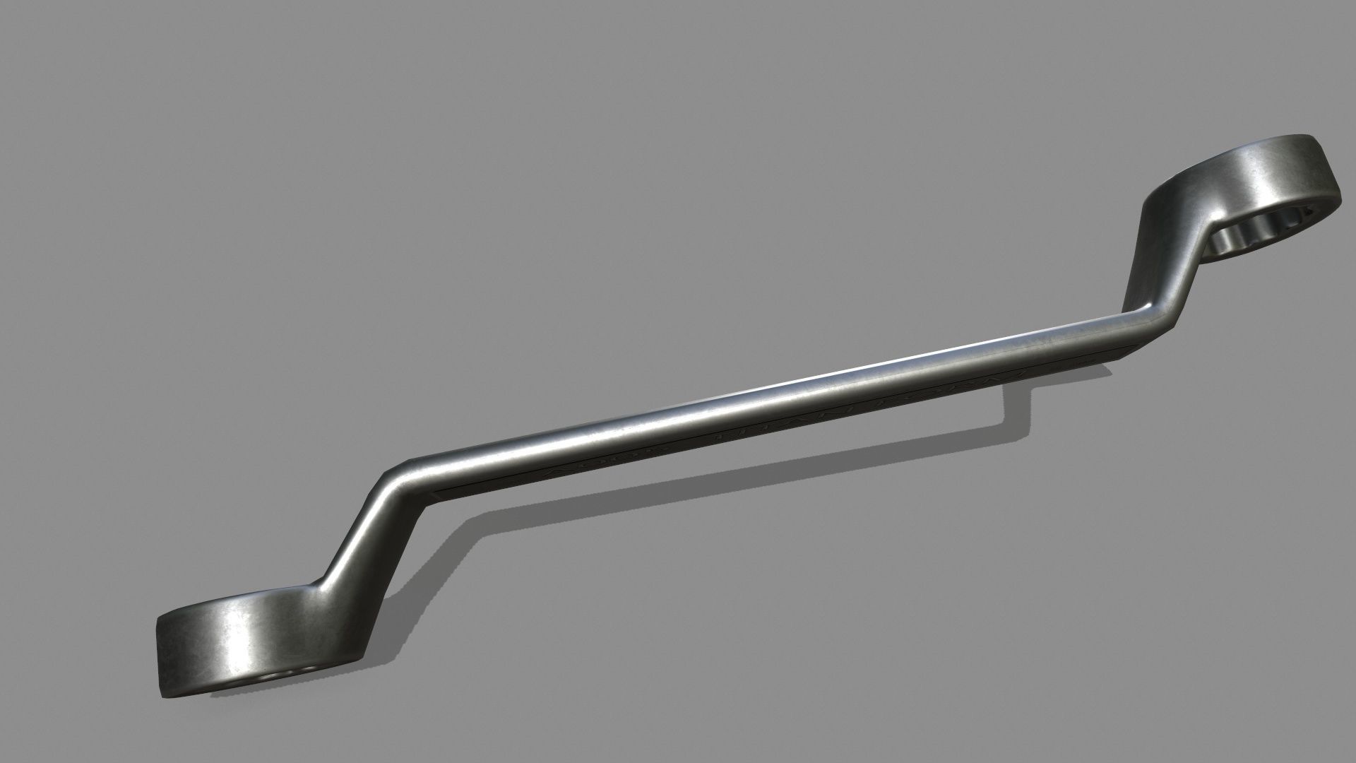 wrench Low-poly 3D model_4