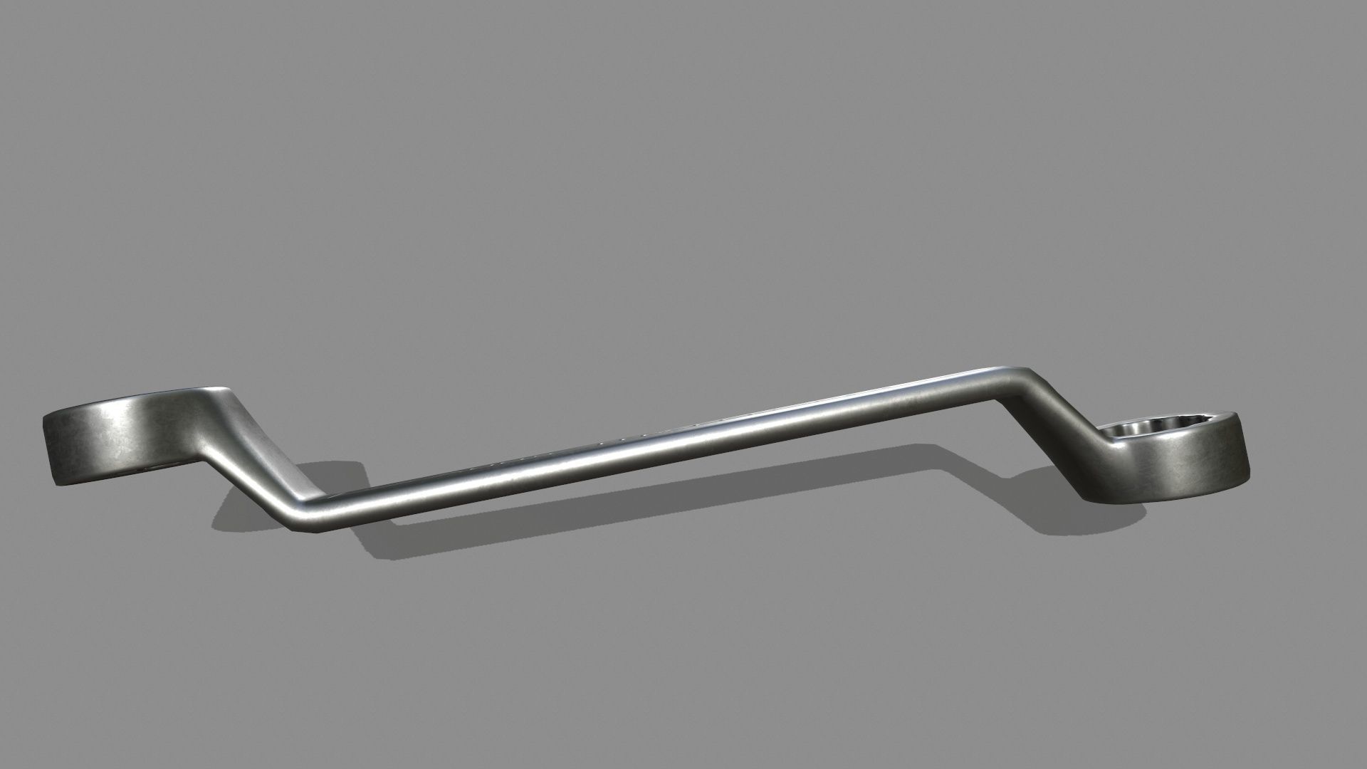 wrench Low-poly 3D model_8