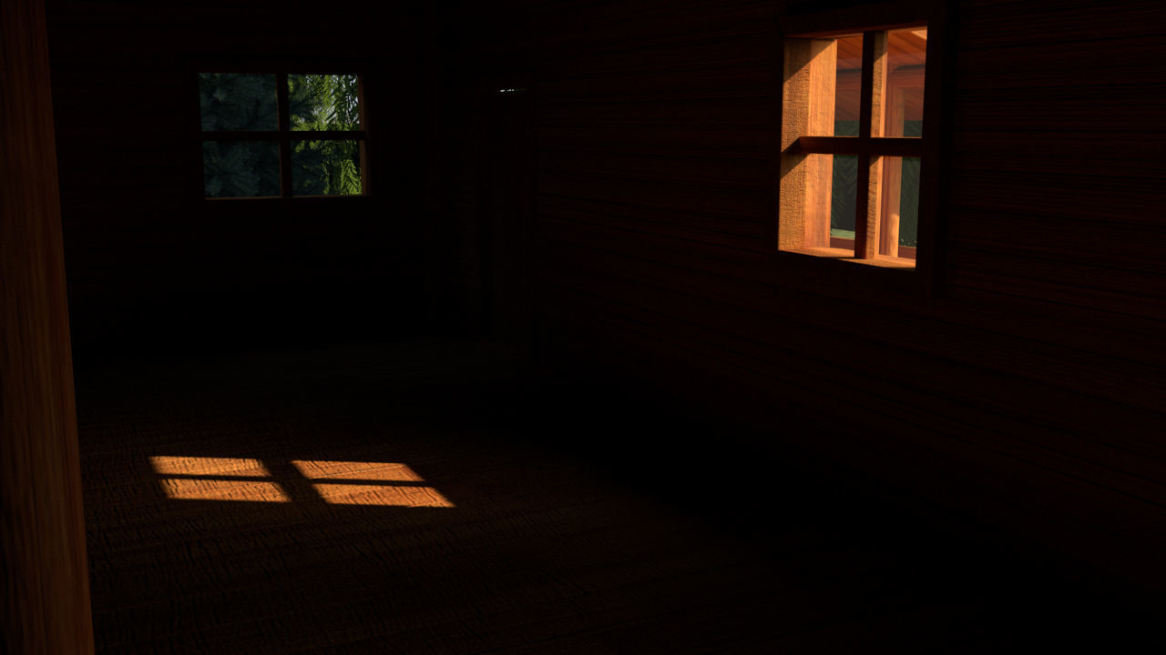 wooden house 3D model_7