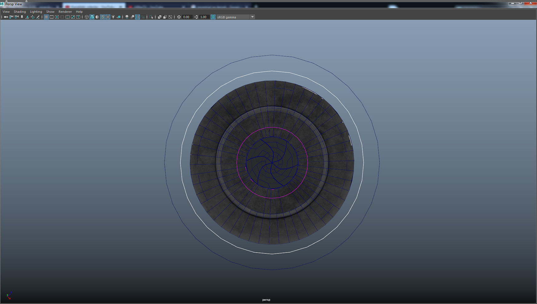 UFO rigged and animated Low-poly 3D model_11