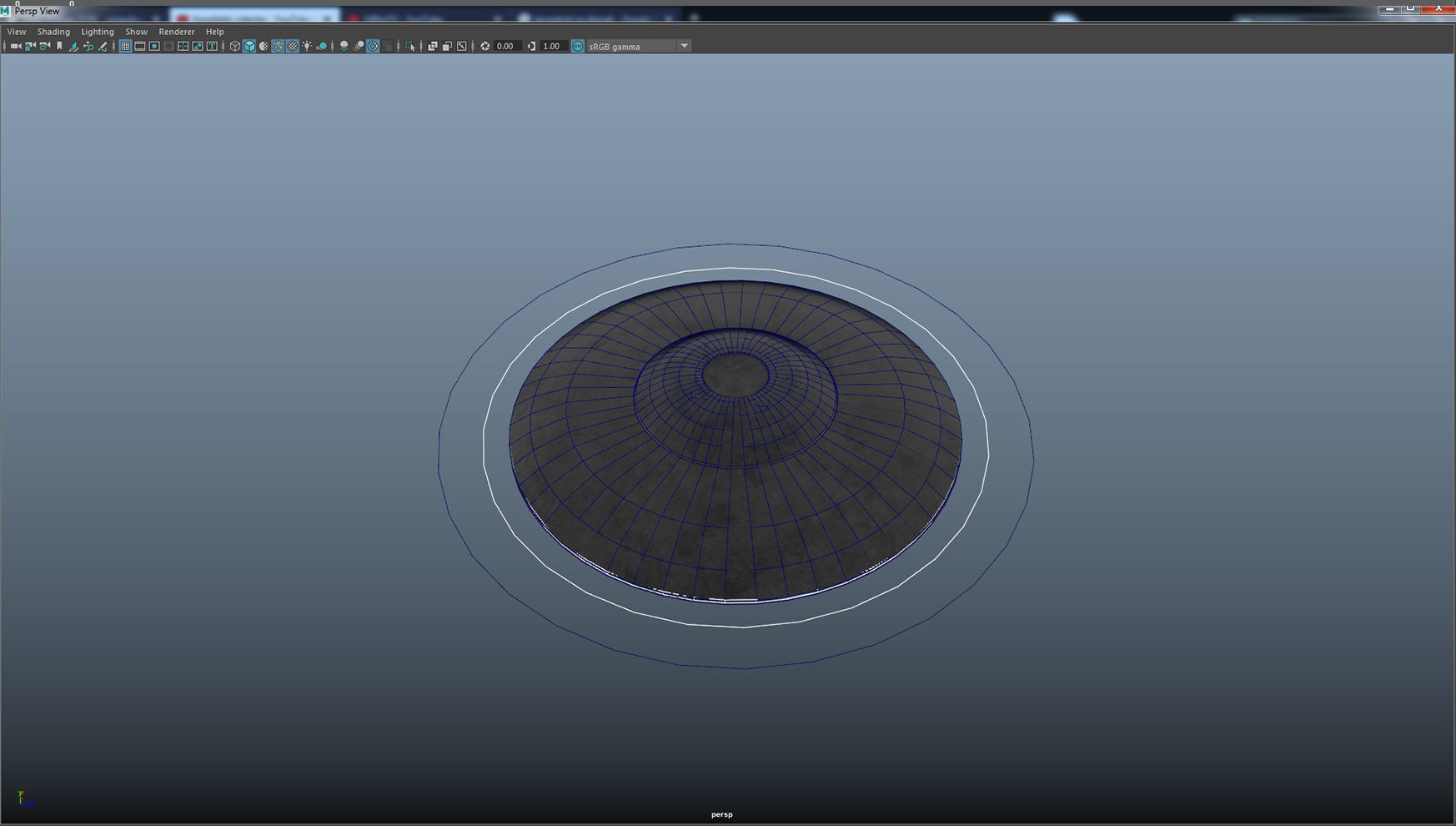 UFO rigged and animated Low-poly 3D model_10