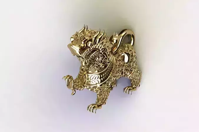 Lions Pendant Cambodia 