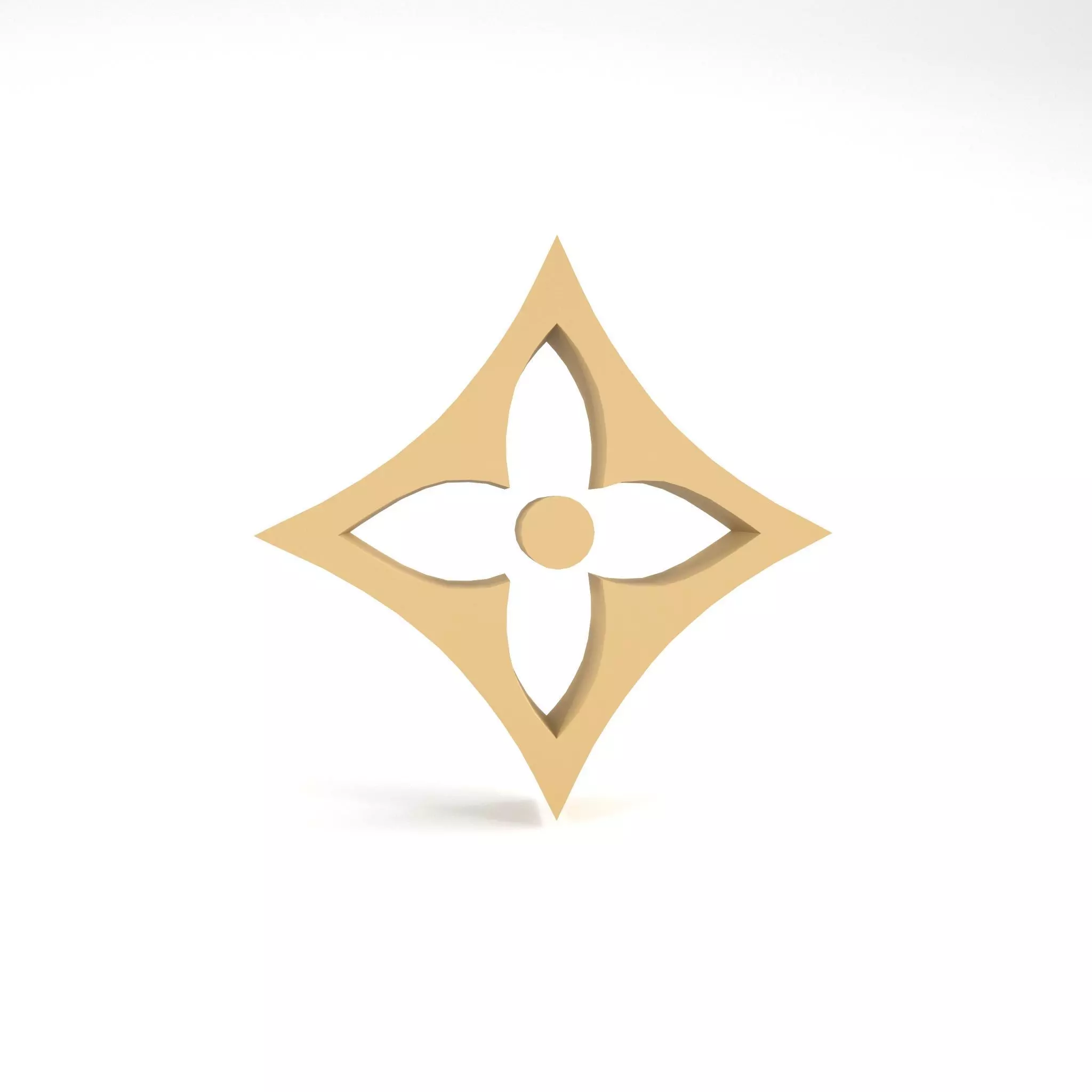 Louis Vuitton Pattern v1 001 Free low-poly 3D model_0