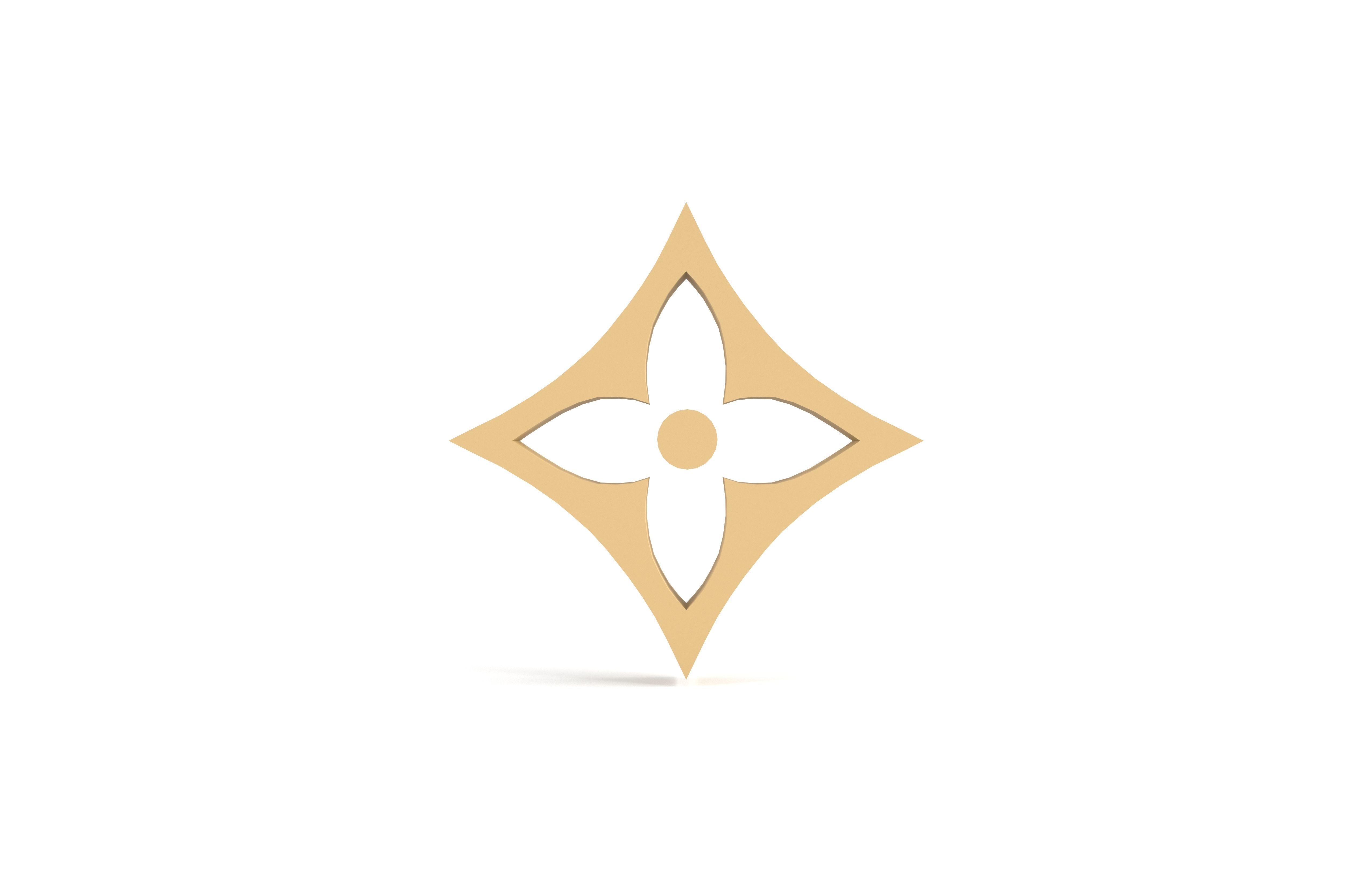 Louis Vuitton Pattern v1 001 Free low-poly 3D model_2