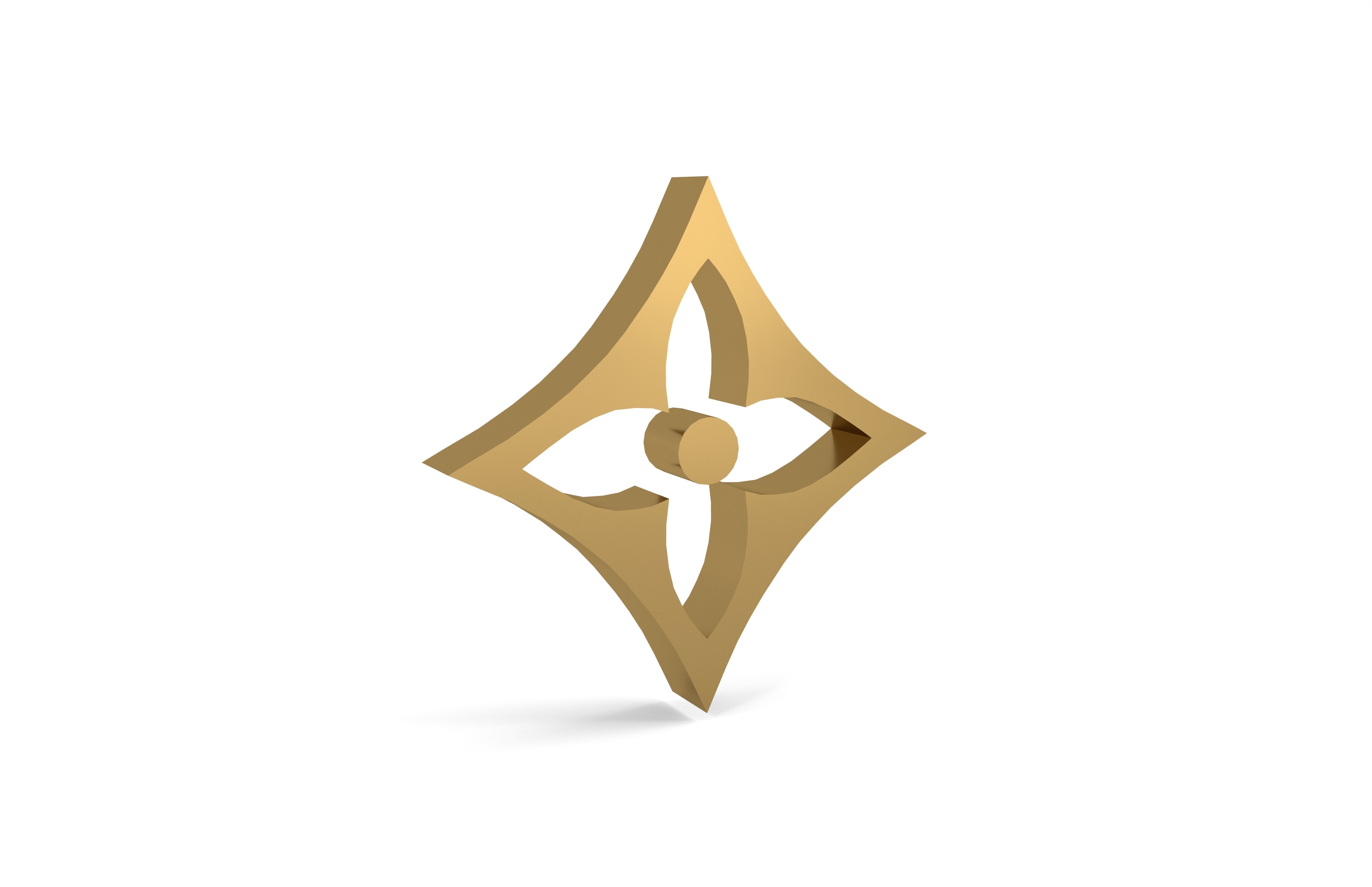 Louis Vuitton Pattern v1 002 Free low-poly 3D model_4