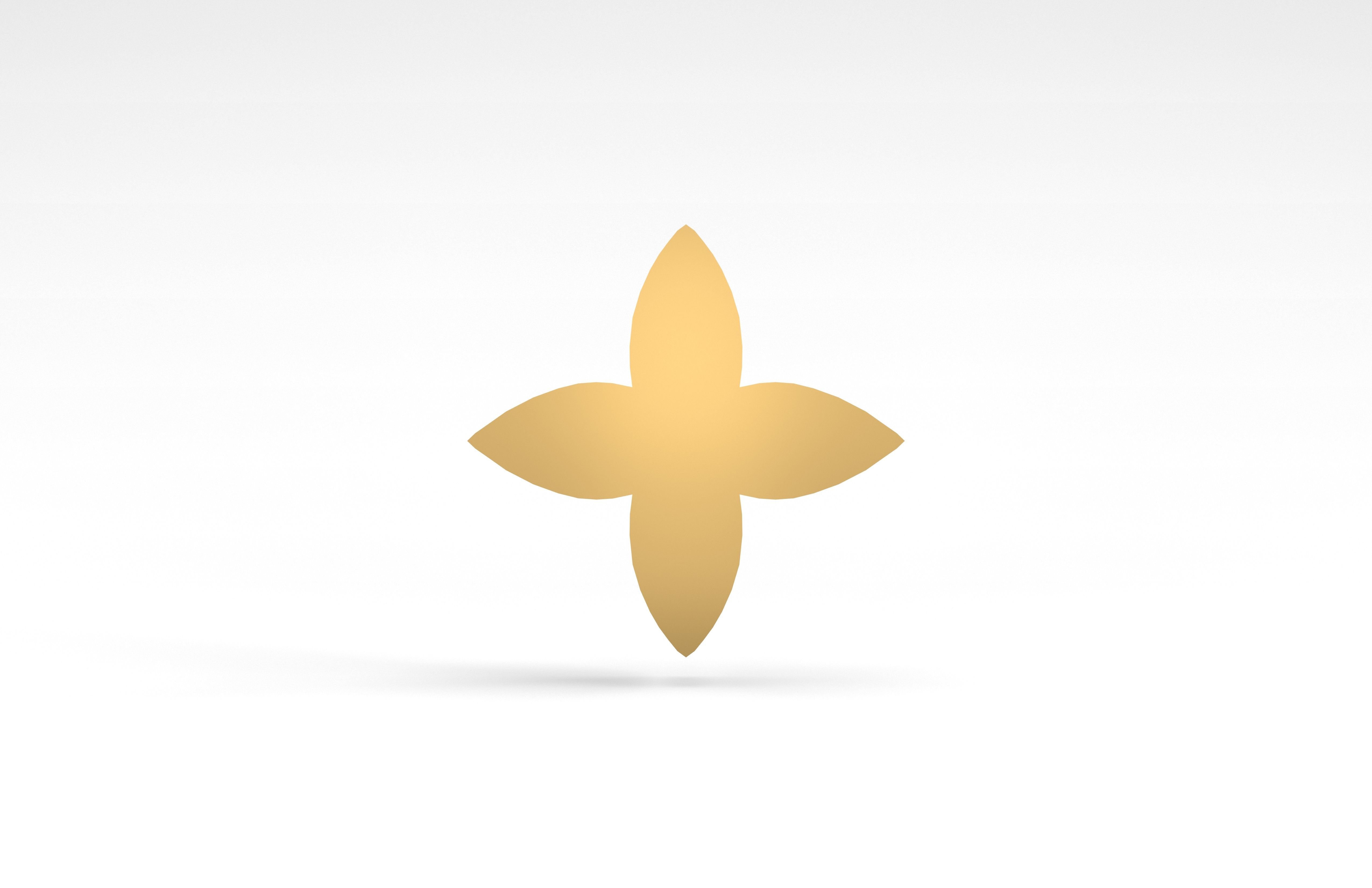 Louis Vuitton Pattern v3 002 Free low-poly 3D model_2