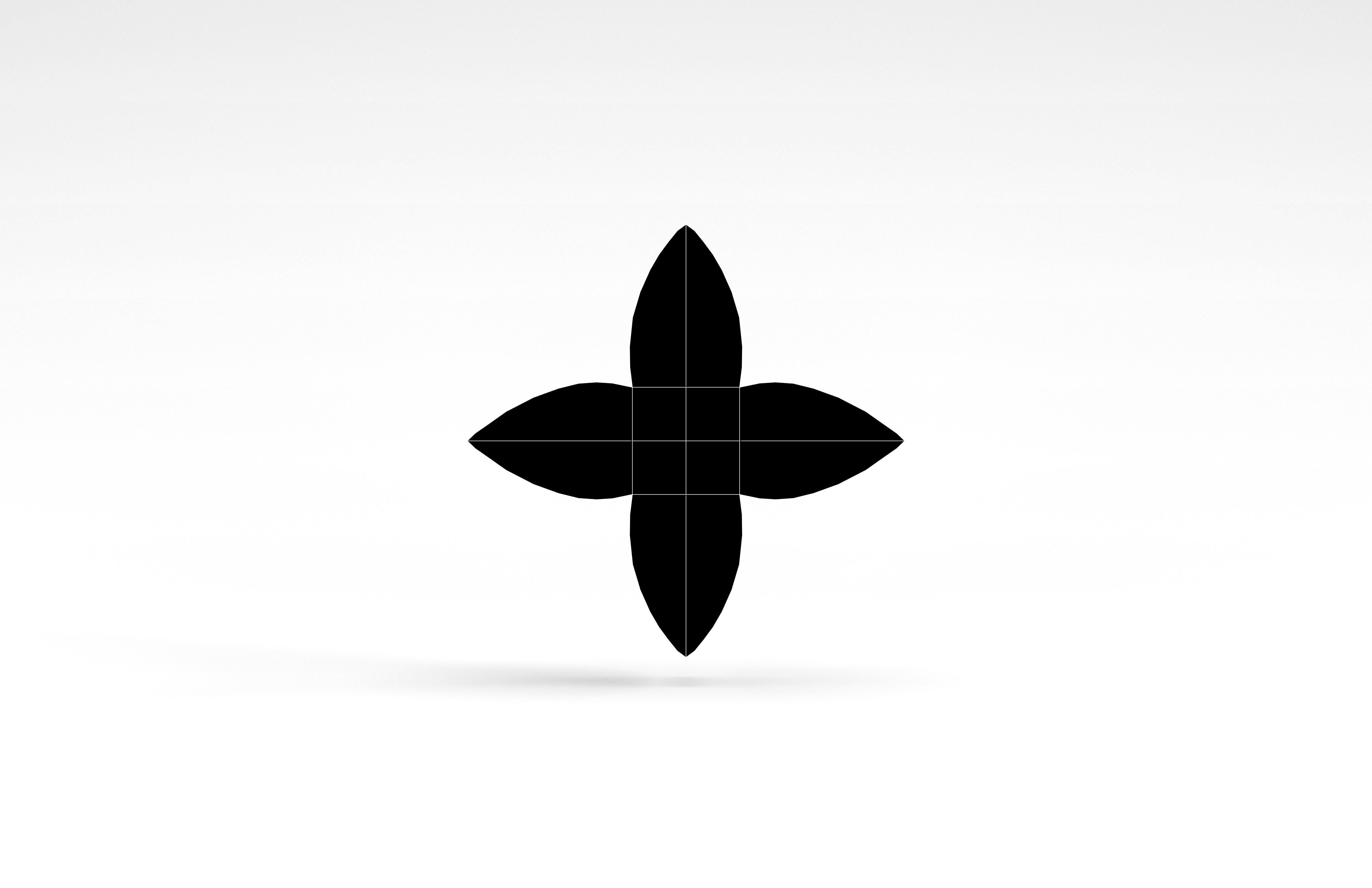 Louis Vuitton Pattern v3 002 Free low-poly 3D model_6