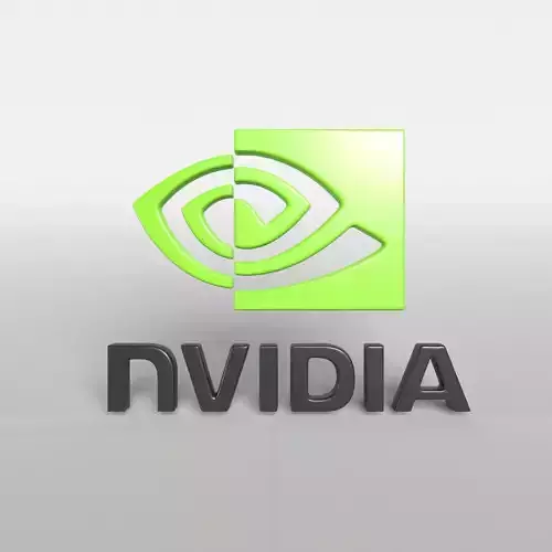 Nvidia Logo v1 001 Free low-poly 3D model